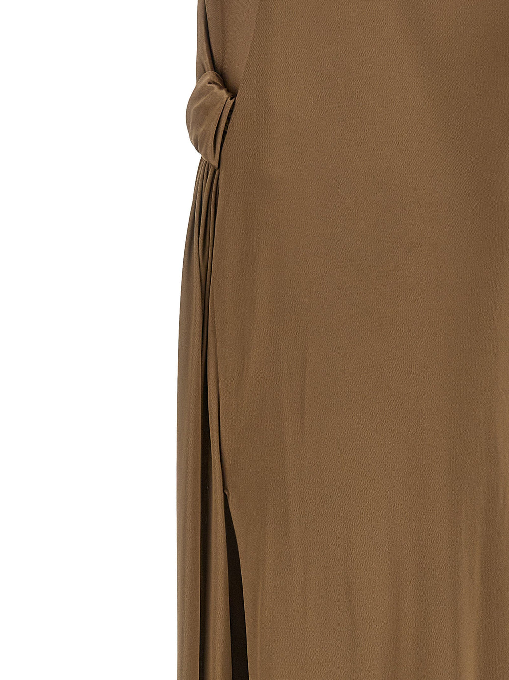 Elisabetta Franchi Beige Viscose Long Dress