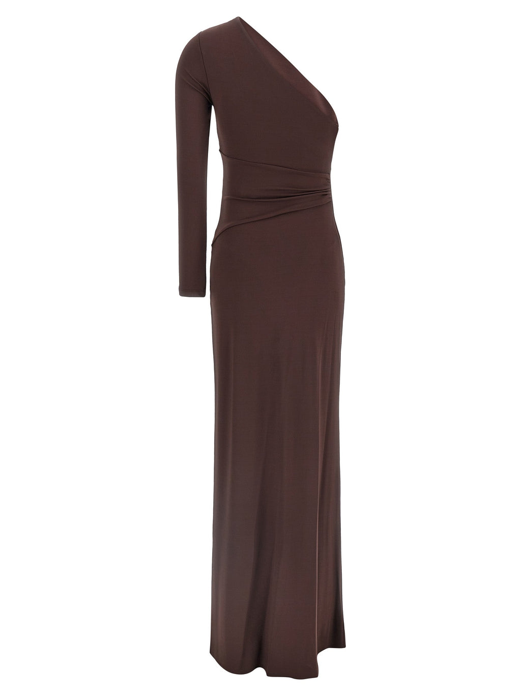 Elisabetta Franchi Brown Viscose Long Dress