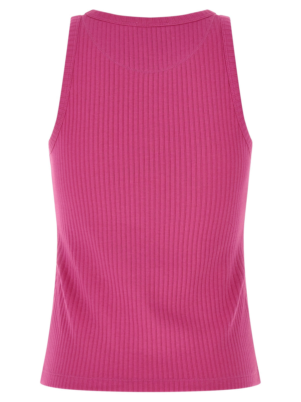 Marni Fuchsia Cotton Sleeveles T-Shirt
