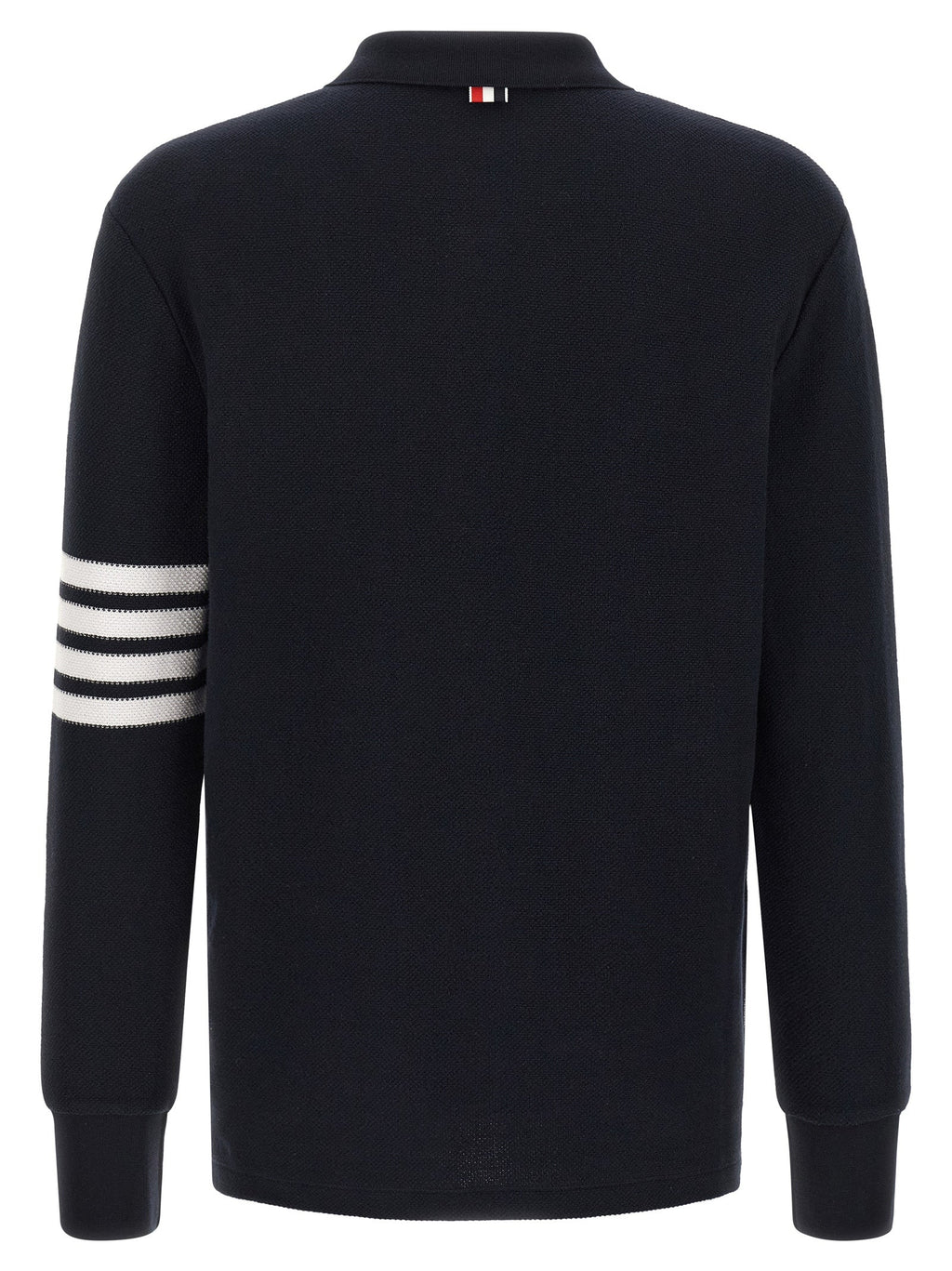 Thom Browne Blue Cotton Polo Shirt