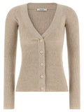 Max Mara Beige Wool Cardigan