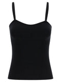 Max Mara Black Virgin Wool Tank Tops