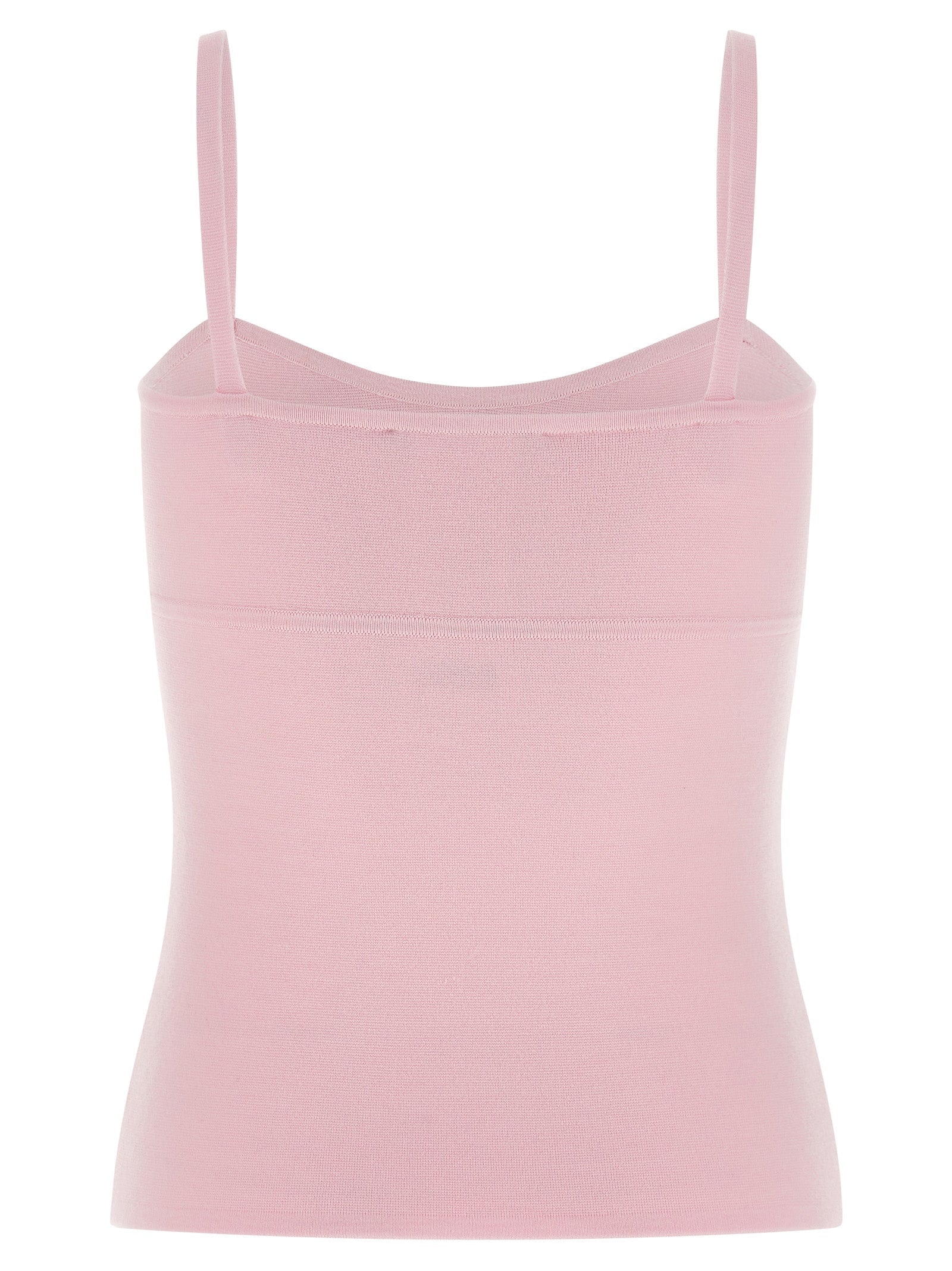 Max Mara Multicolor Virgin Wool Sleeveles T-Shirt