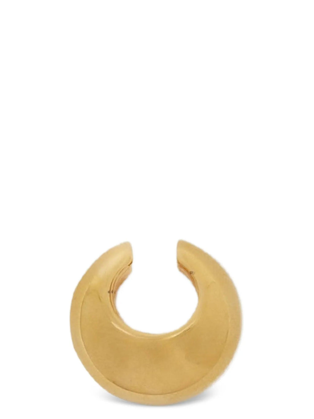 Jil Sander Gold Brass Earrings