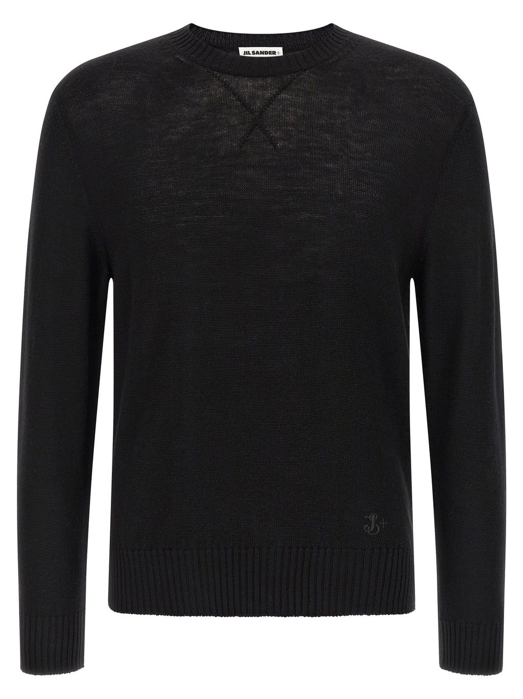 Jil Sander Black Virgin Wool Cardigan
