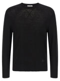 Jil Sander Black Virgin Wool Cardigan