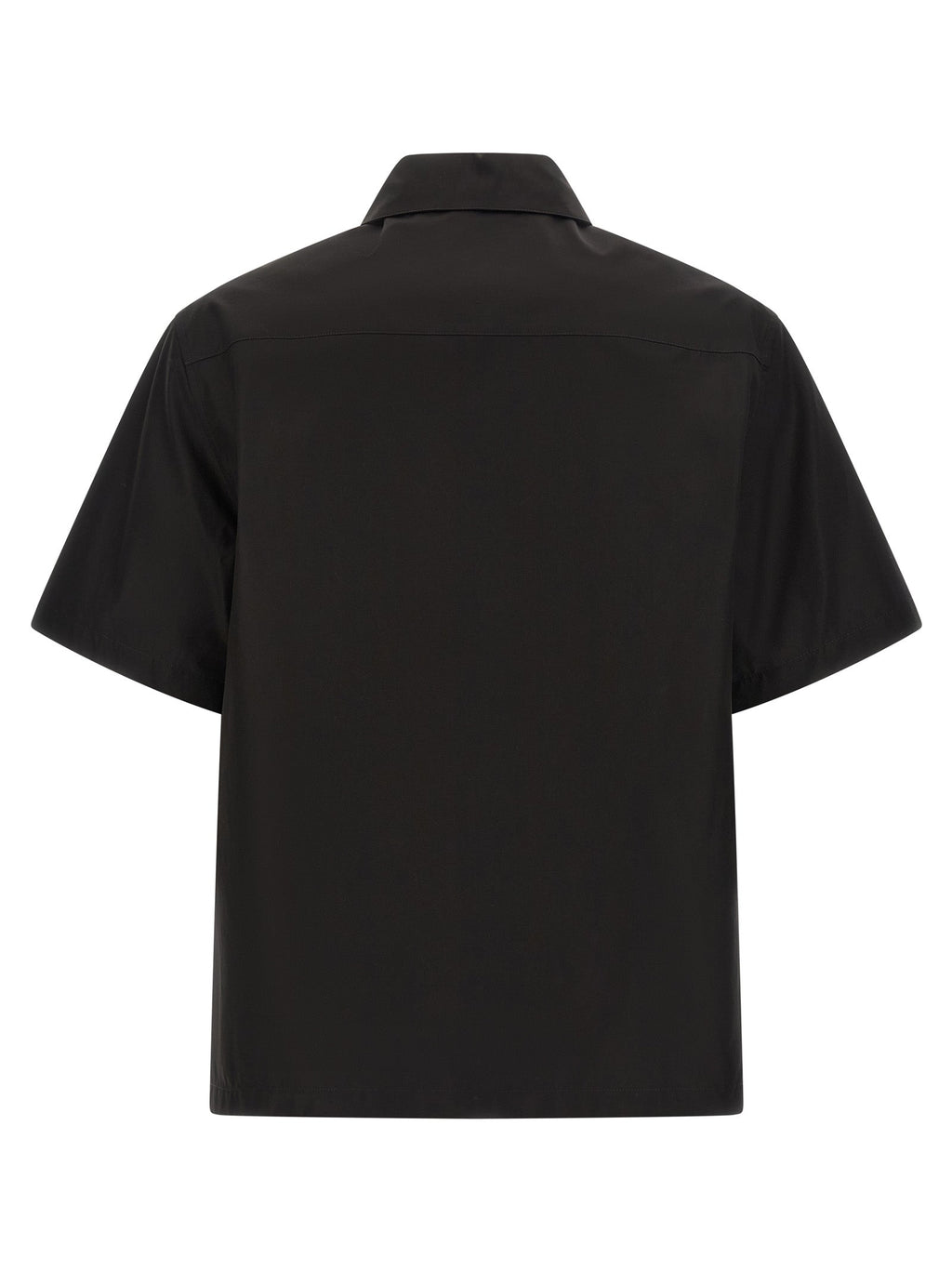 Jil Sander Black Cotton Blouse