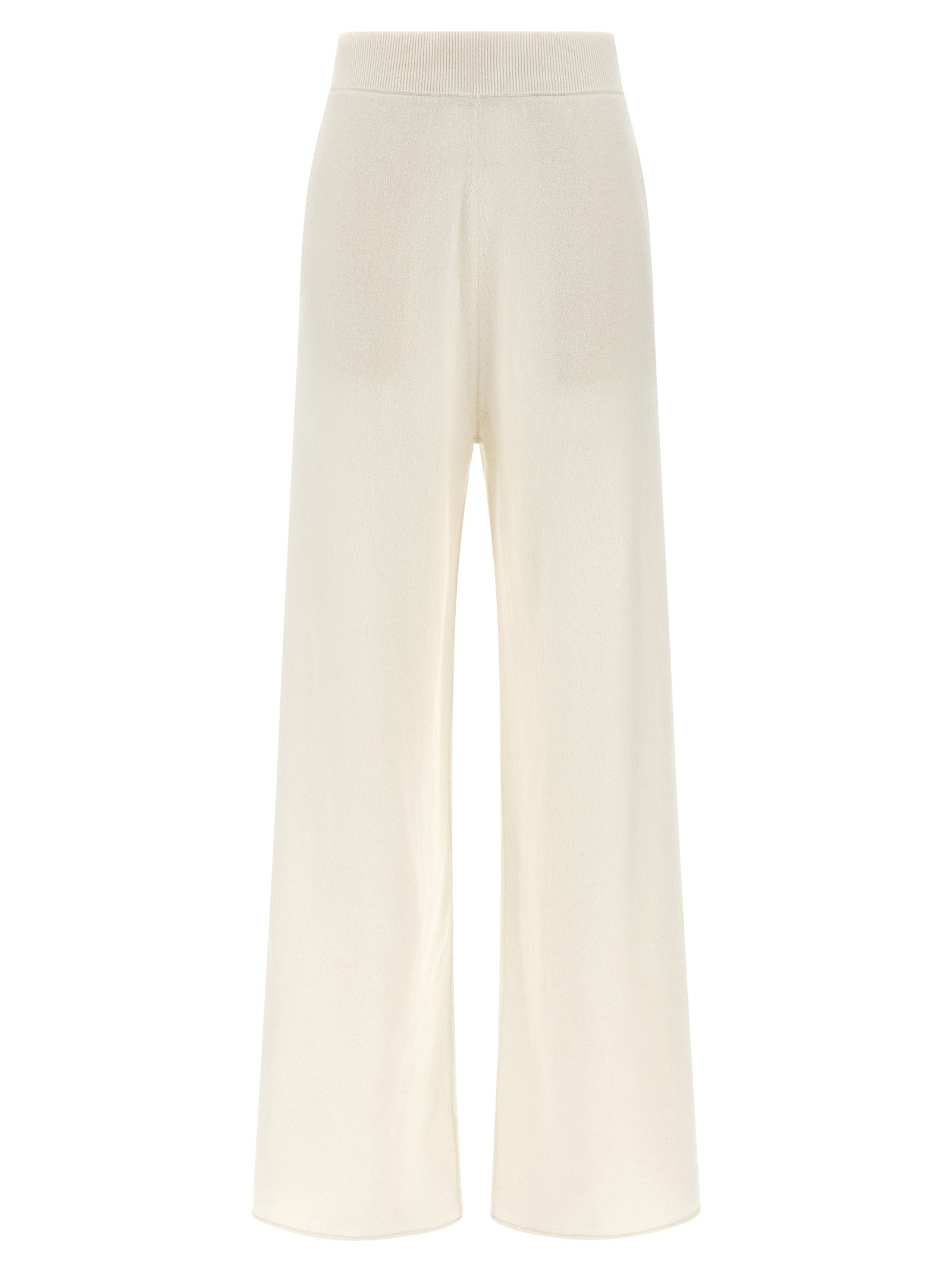 Max Mara White Cashmere Casual Pants