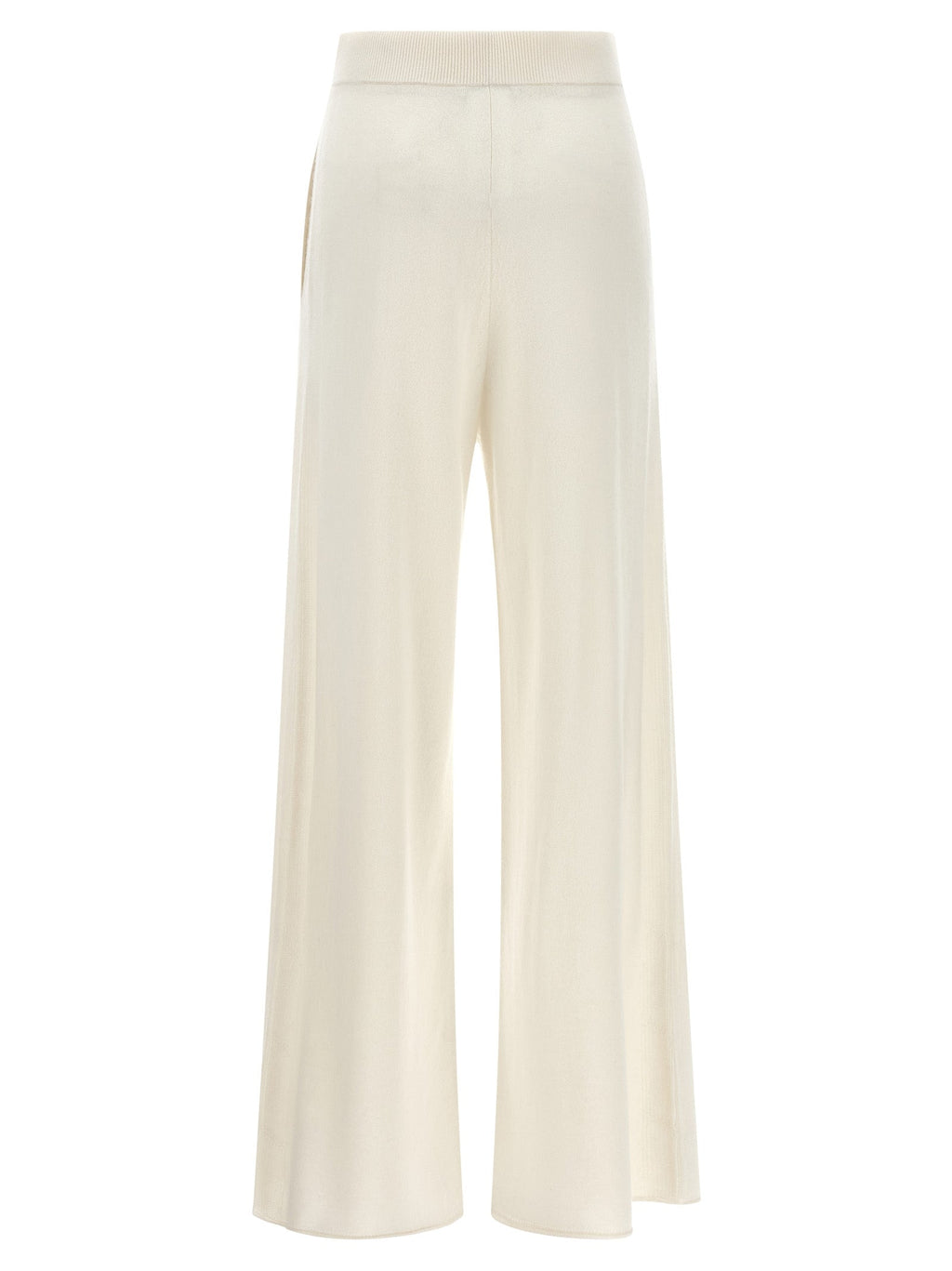Max Mara White Cashmere Casual Pants