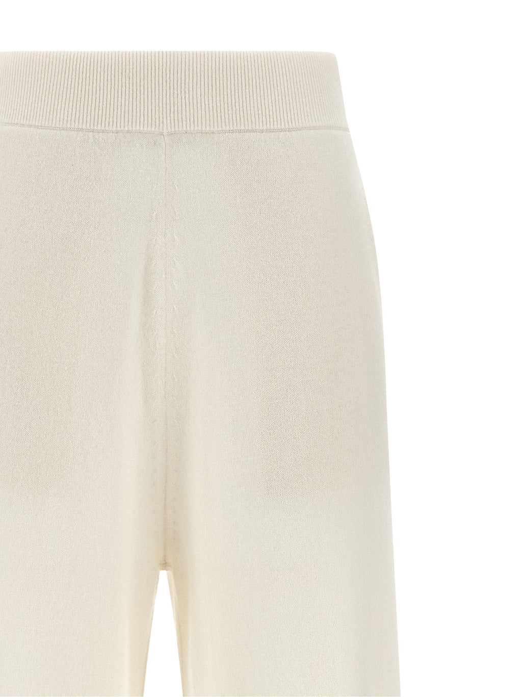 Max Mara White Cashmere Casual Pants