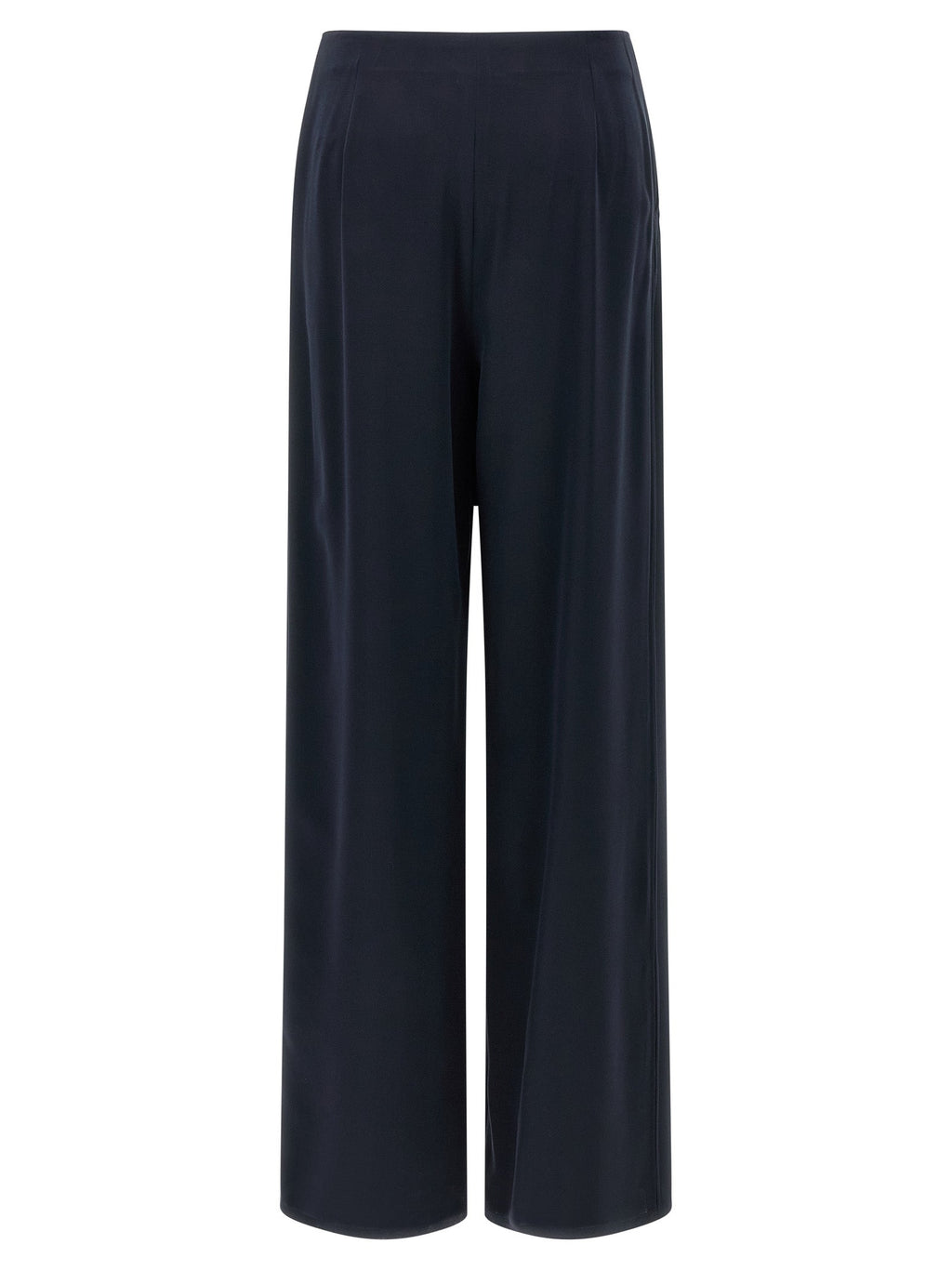 Max Mara Blue Silk Casual Pants