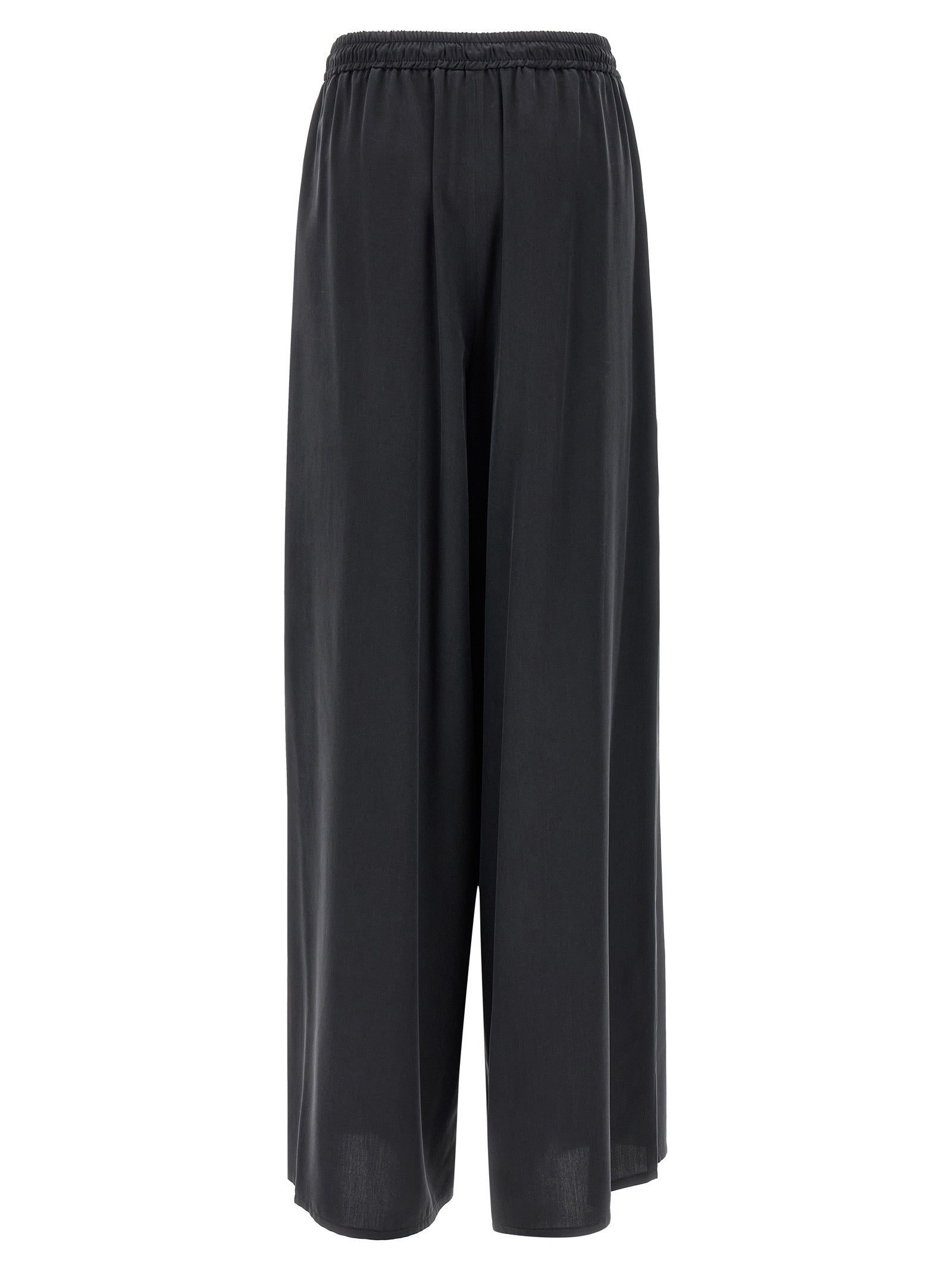 Max Mara Blue Silk Casual Pants