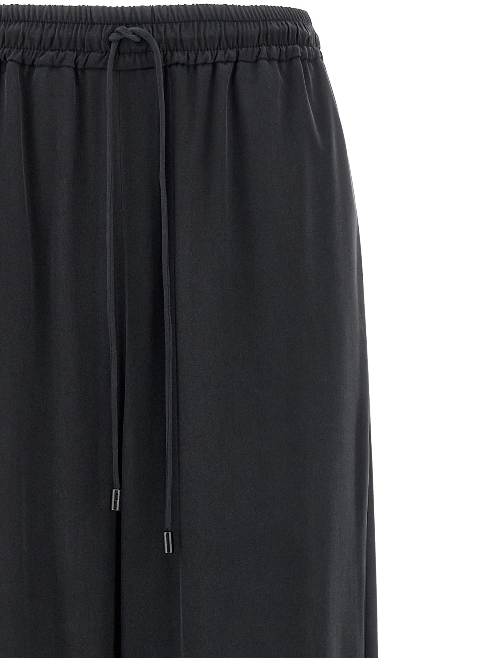 Max Mara Blue Silk Casual Pants