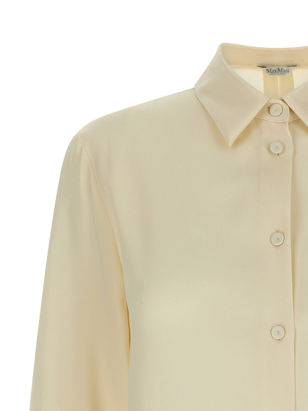 Max Mara White Silk Blouse
