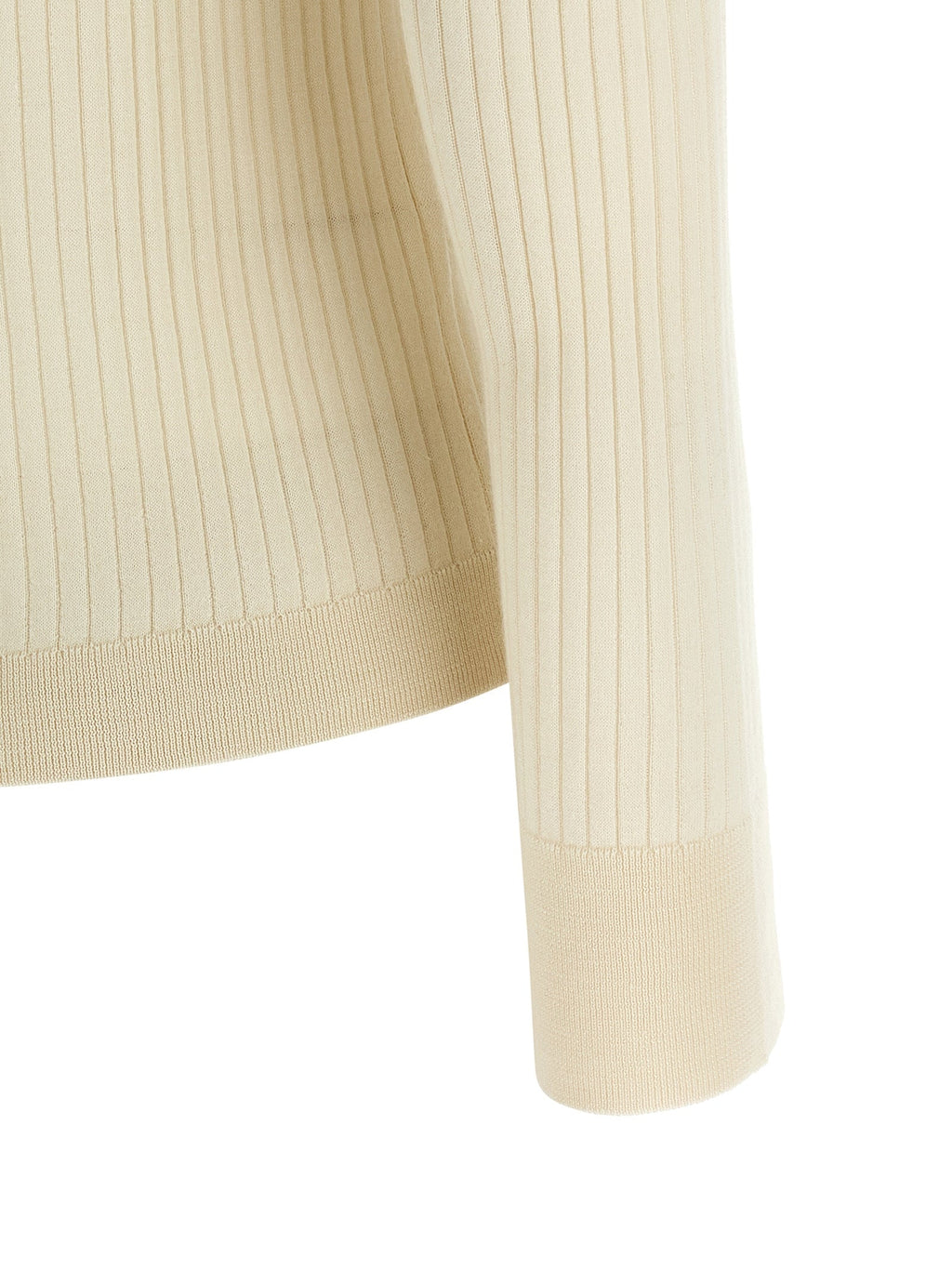 Max Mara White Cashmere Polo Shirt