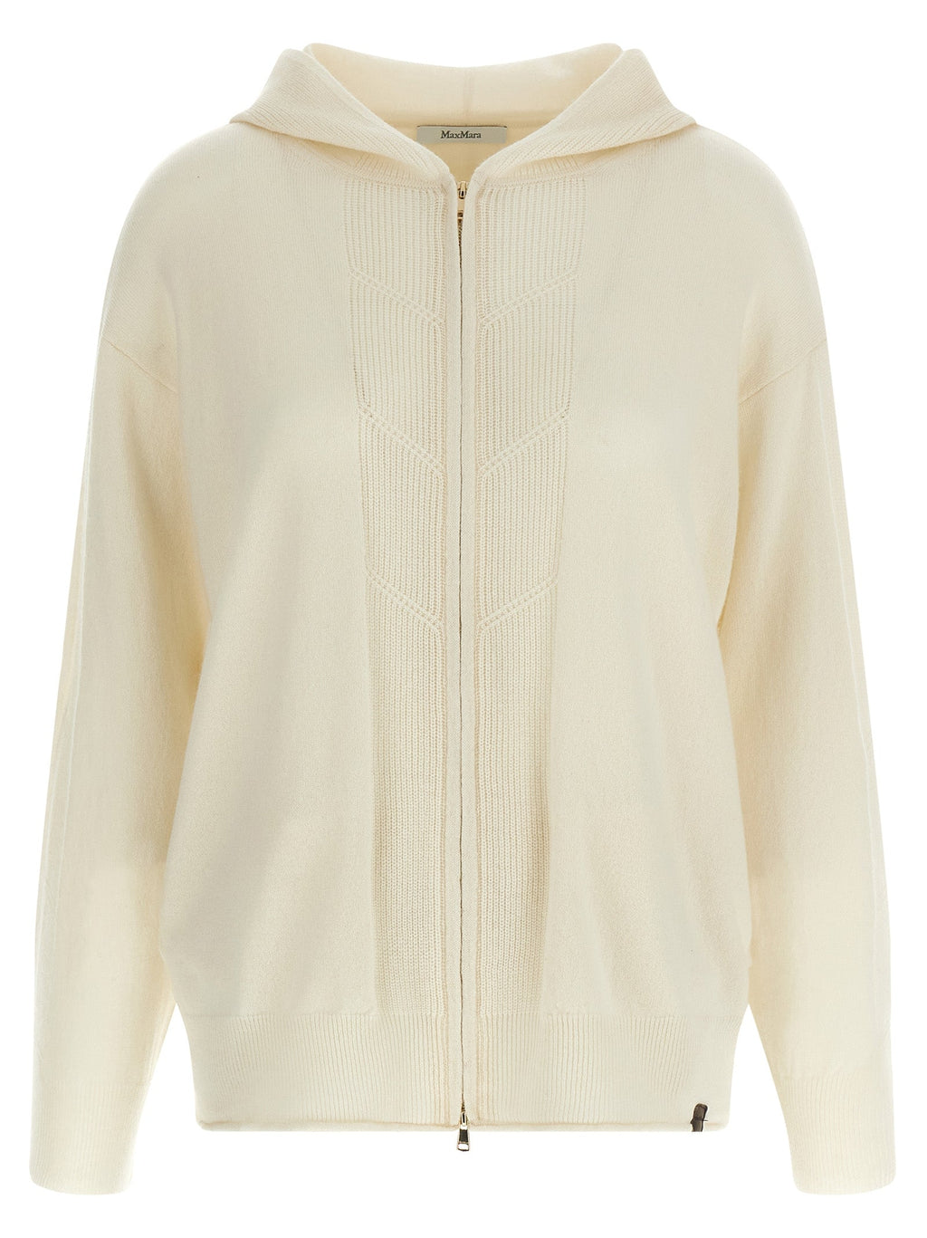 Max Mara White Cashmere Cardigan