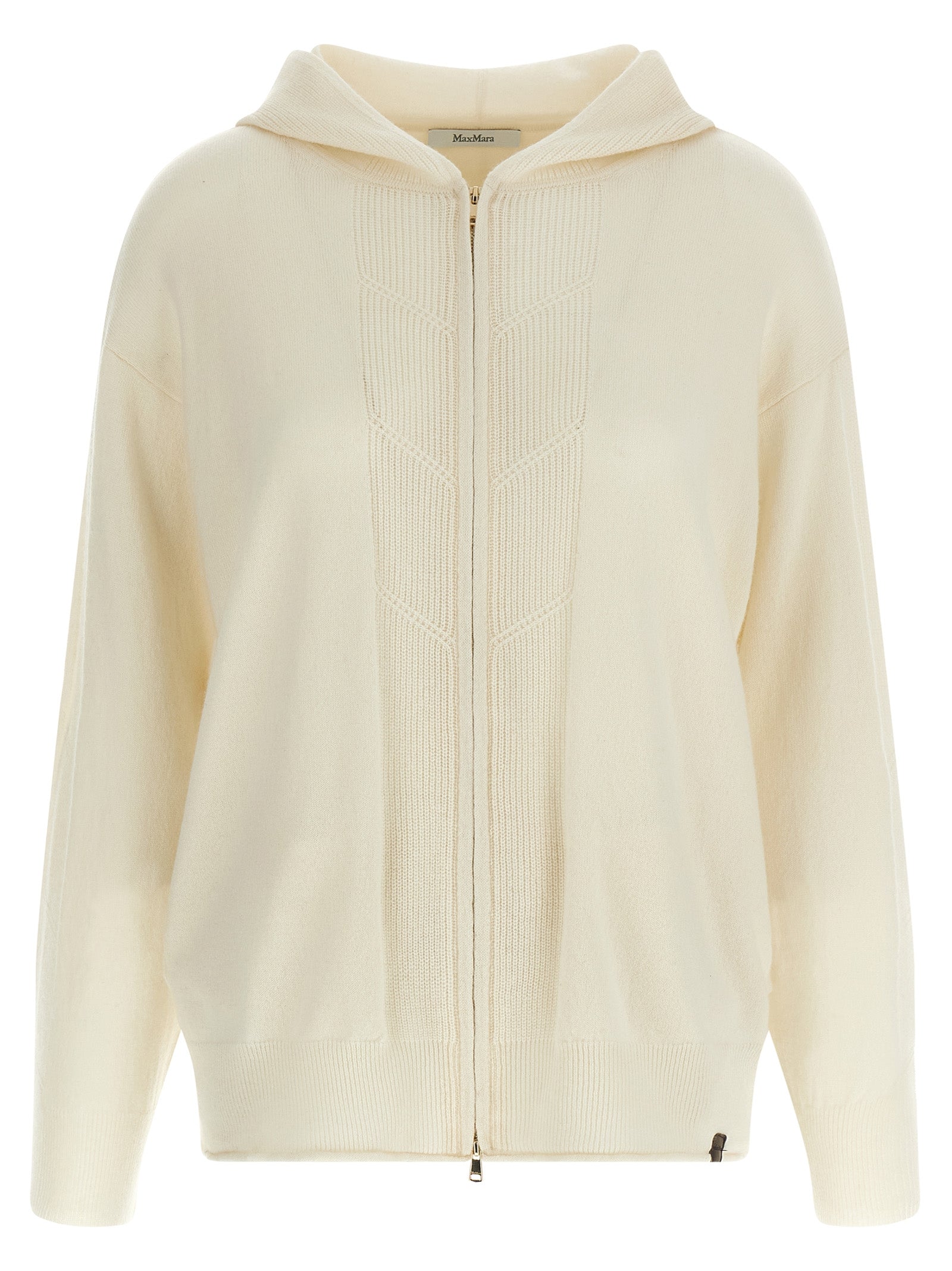 Max Mara White Cashmere Cardigan