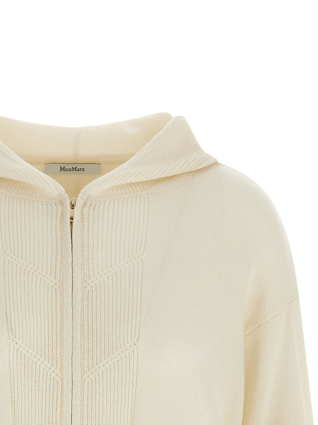 Max Mara White Cashmere Cardigan