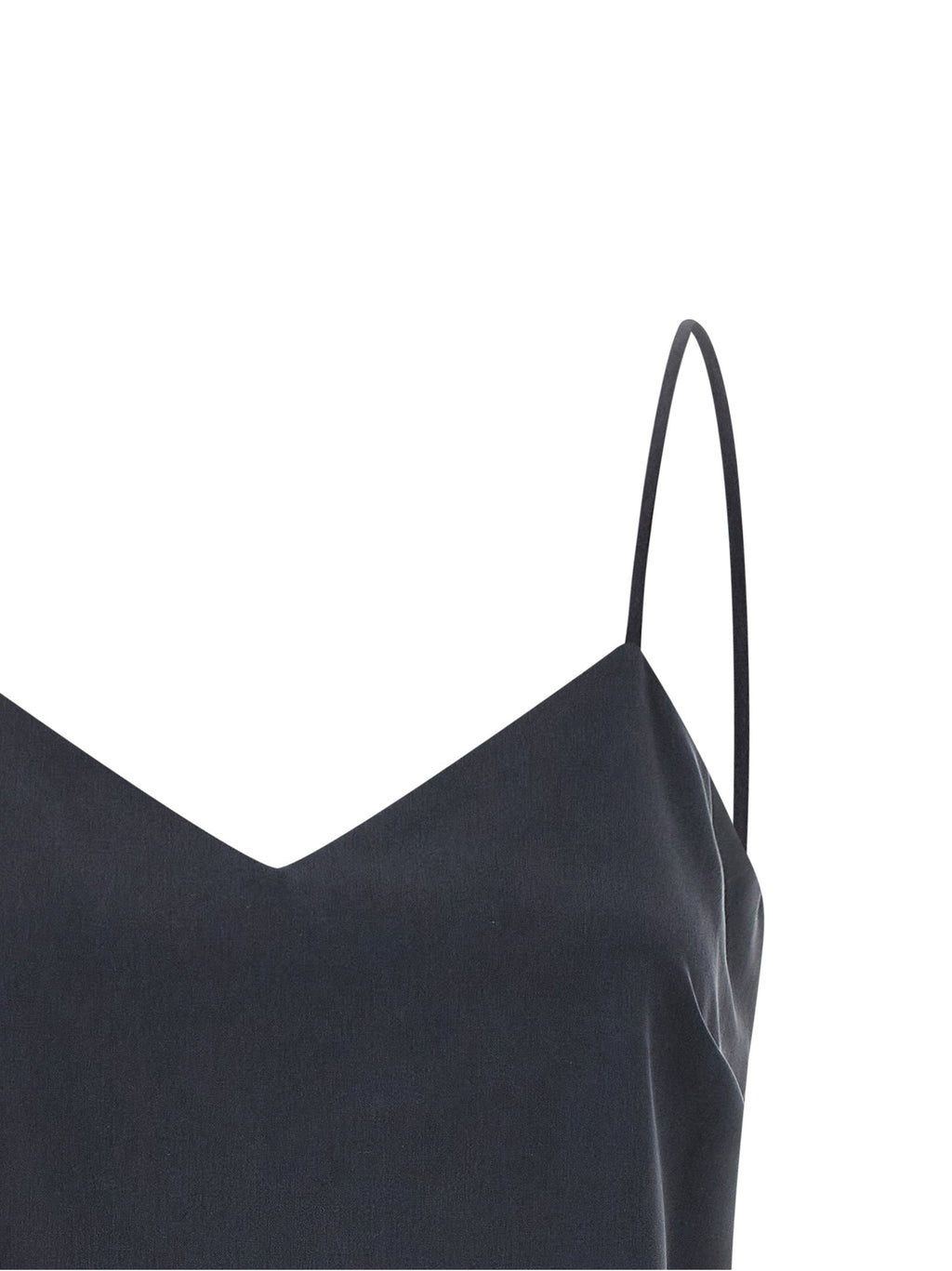 Max Mara Gray Silk Sleeveles T-Shirt
