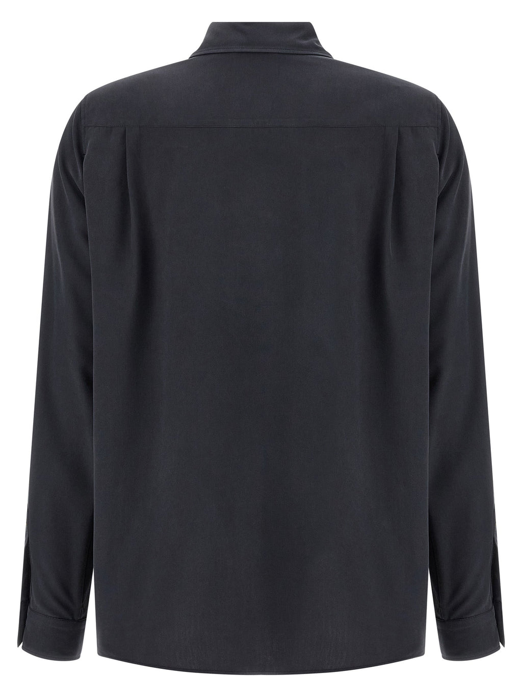 Max Mara Gray Silk Blouse