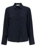 Max Mara Blue Silk Blouse