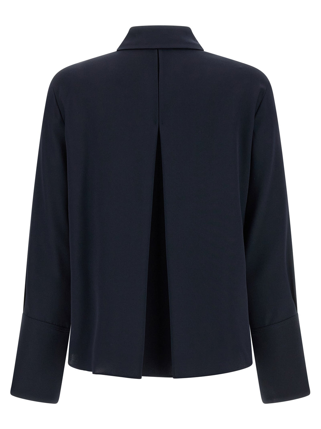 Max Mara Blue Silk Blouse