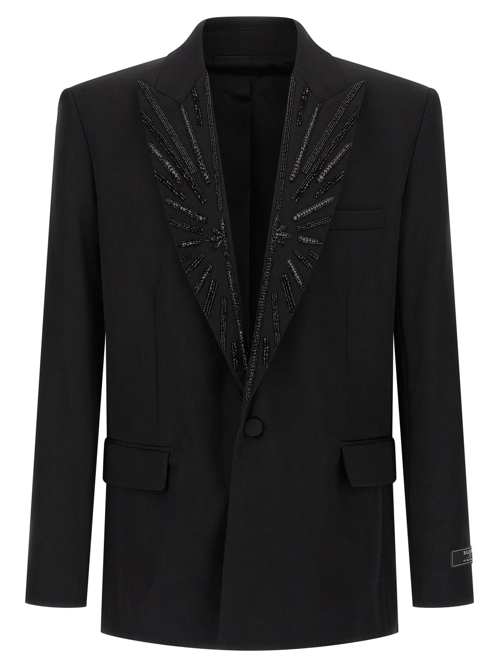Balmain Black Virgin Wool Blazer
