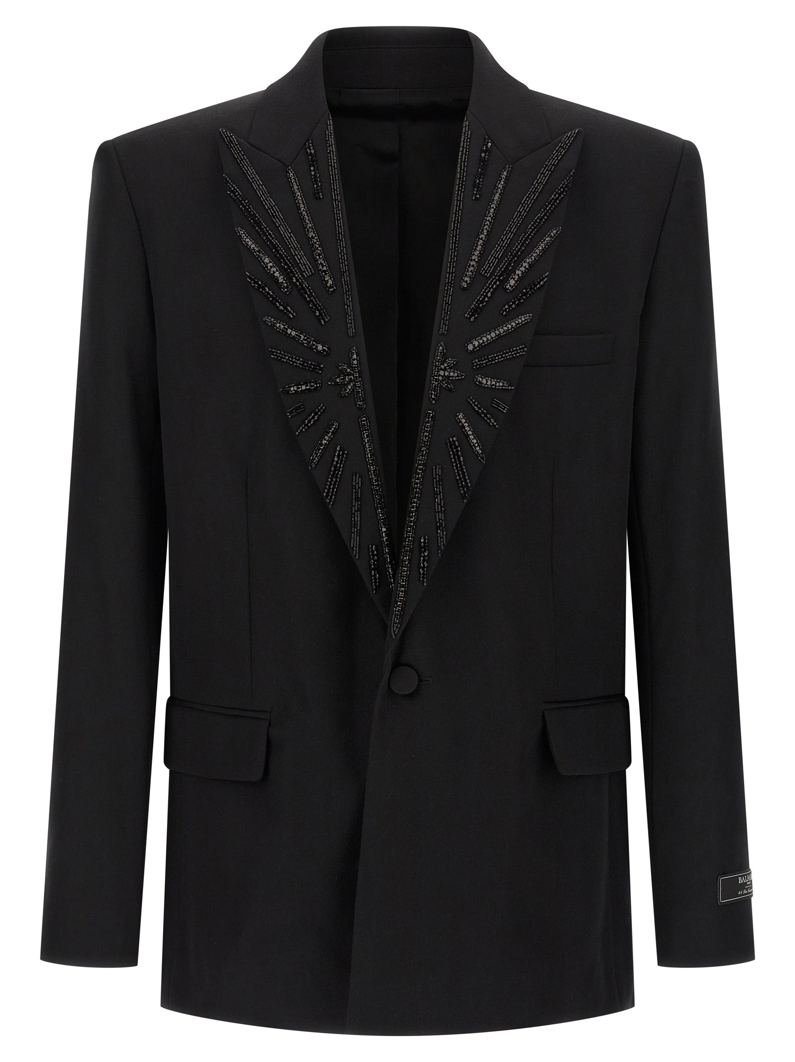 Balmain Black Virgin Wool Blazer