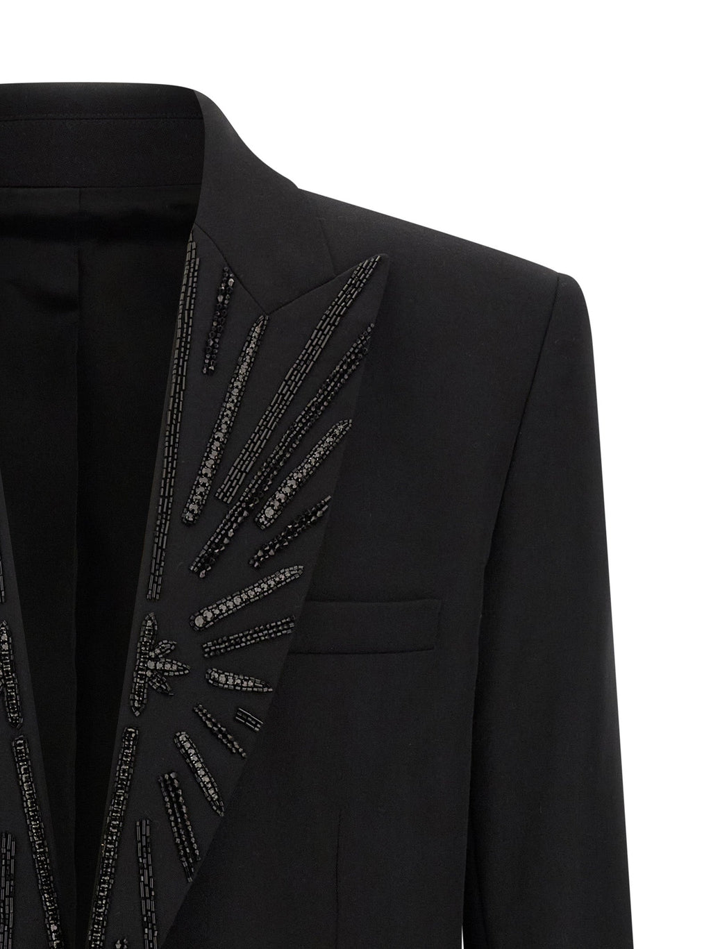 Balmain Black Virgin Wool Blazer