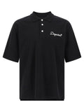Dsquared² Black Cotton Polo Shirt