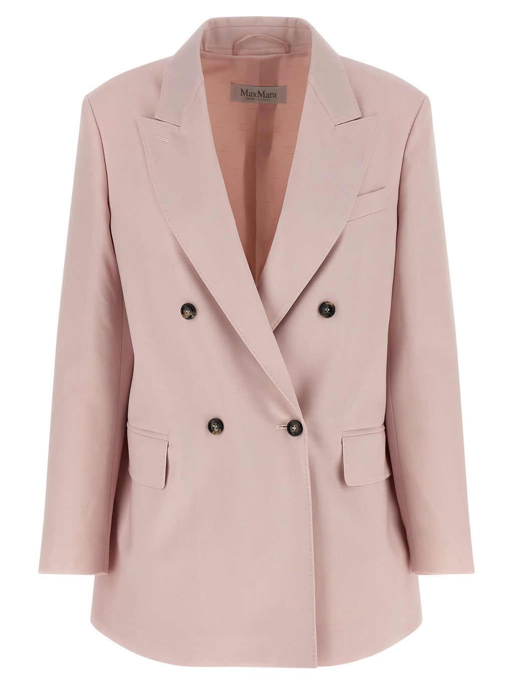 Max Mara Multicolor Virgin Wool Blazer
