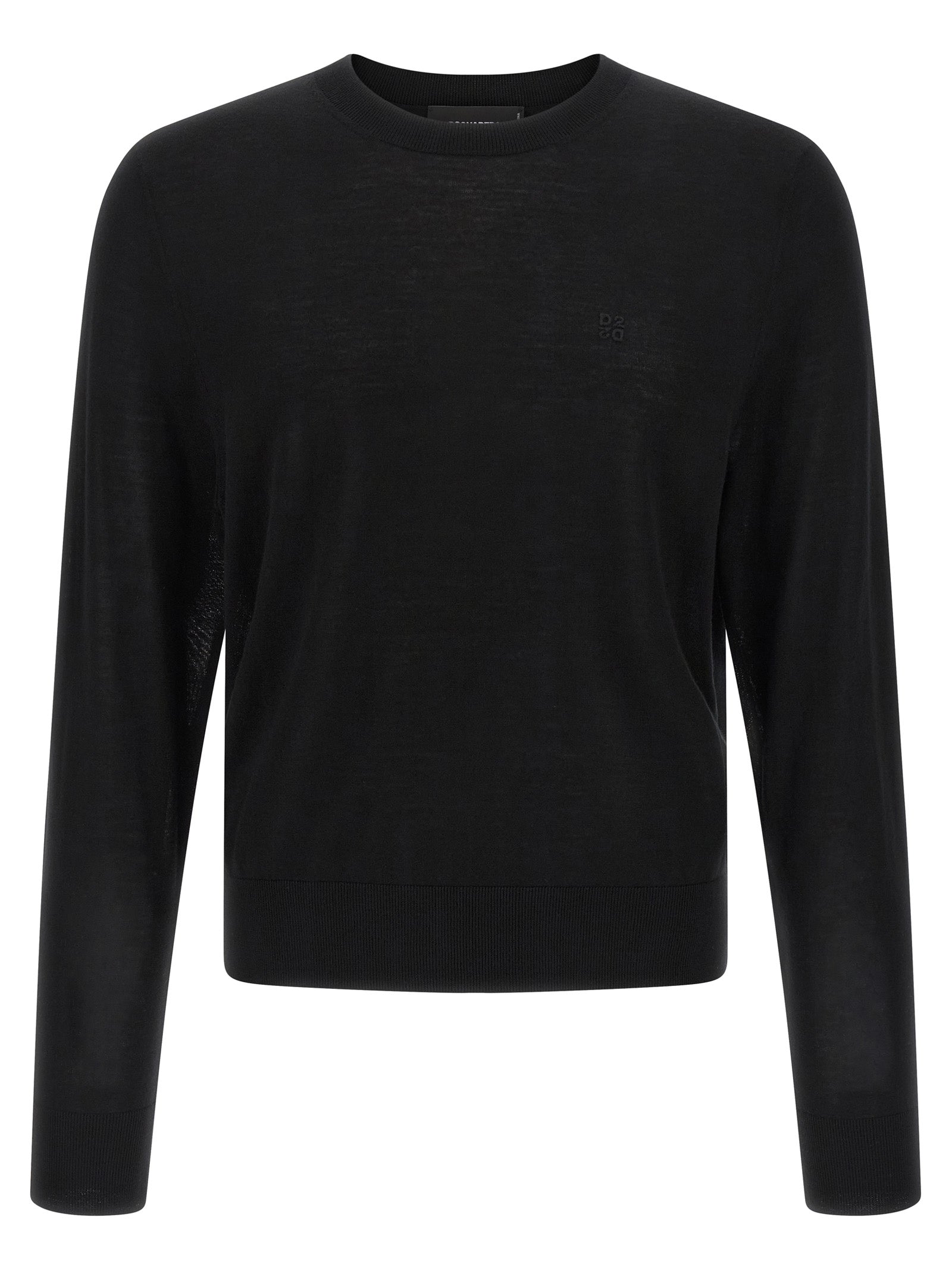 Dsquared² Black Wool Cardigan
