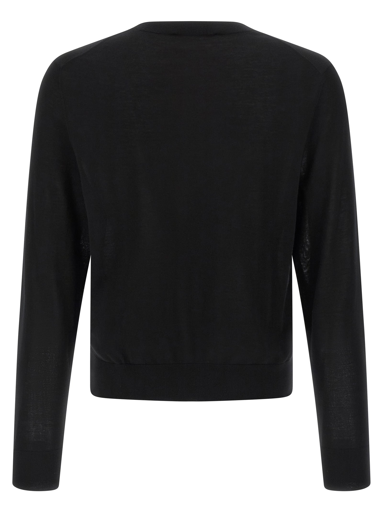 Dsquared² Black Wool Cardigan
