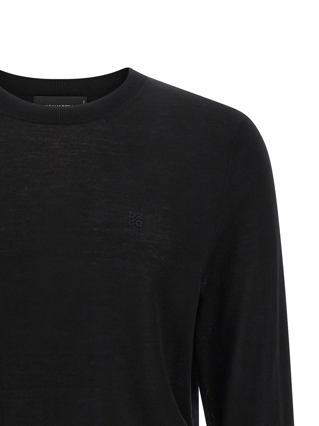 Dsquared² Black Wool Cardigan