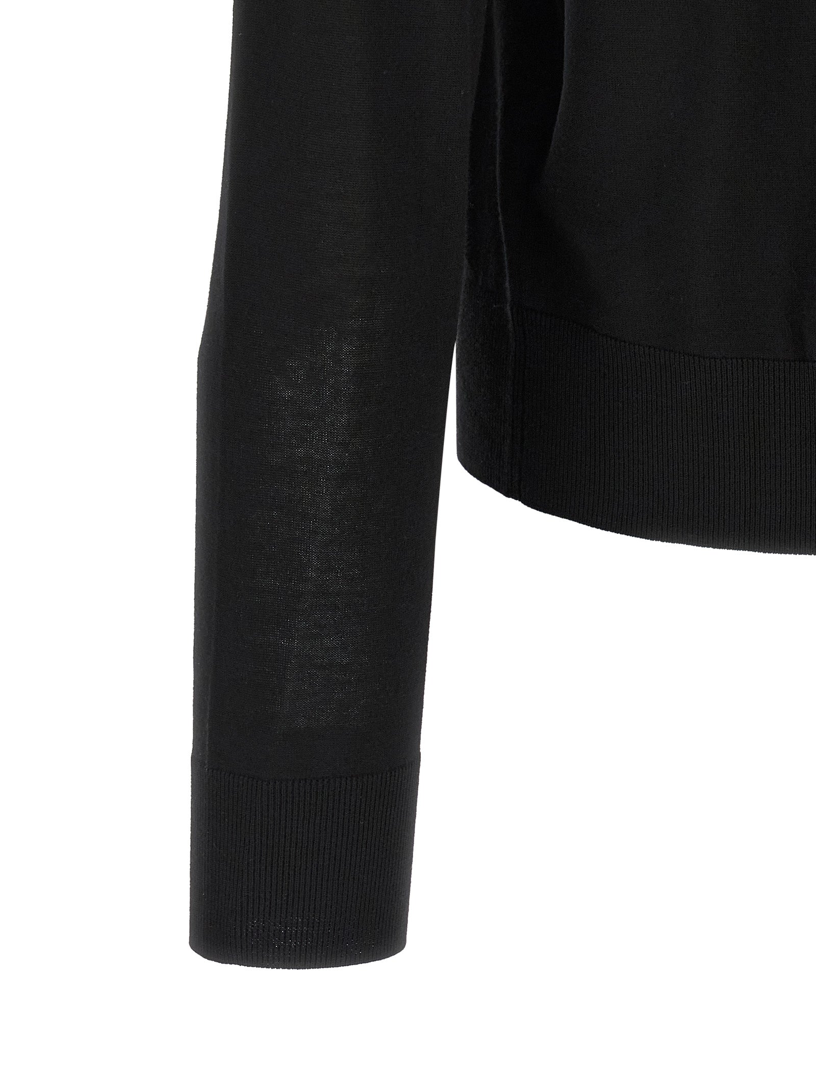 Dsquared² Black Wool Cardigan