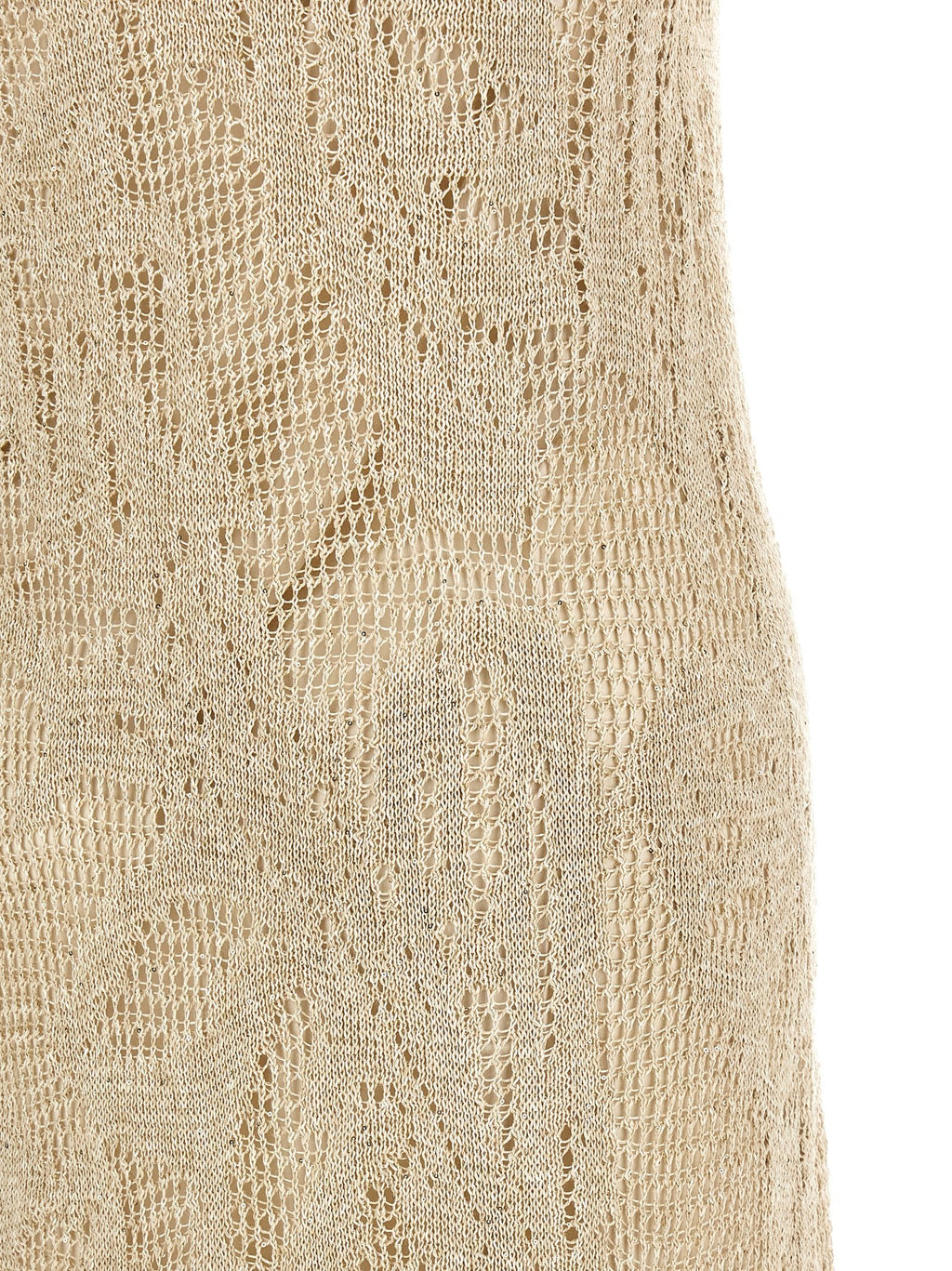 Brunello Cucinelli Beige Linen Long Dress