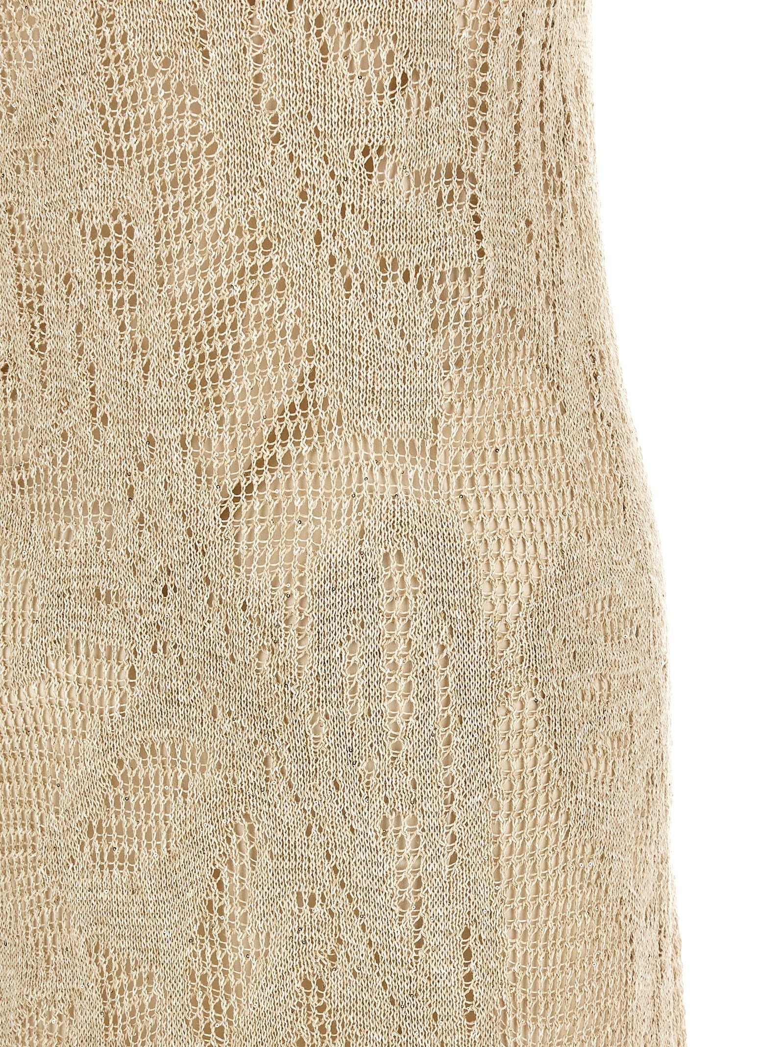 Brunello Cucinelli Beige Linen Long Dress
