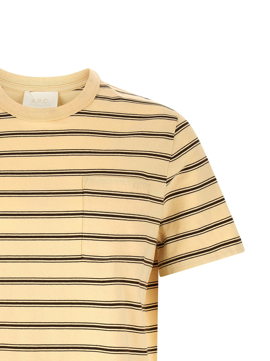 A.P.C. Beige Cotton T-Shirt