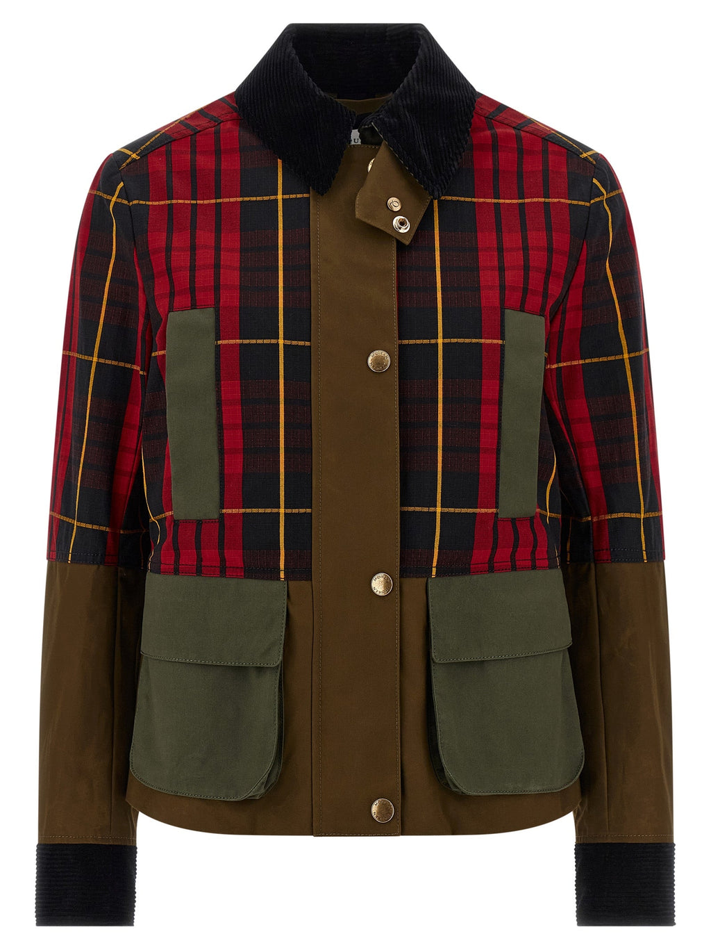 Alexander McQueen Multicolor Cotton Full-Length Jacket