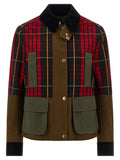 Alexander McQueen Multicolor Cotton Full-Length Jacket