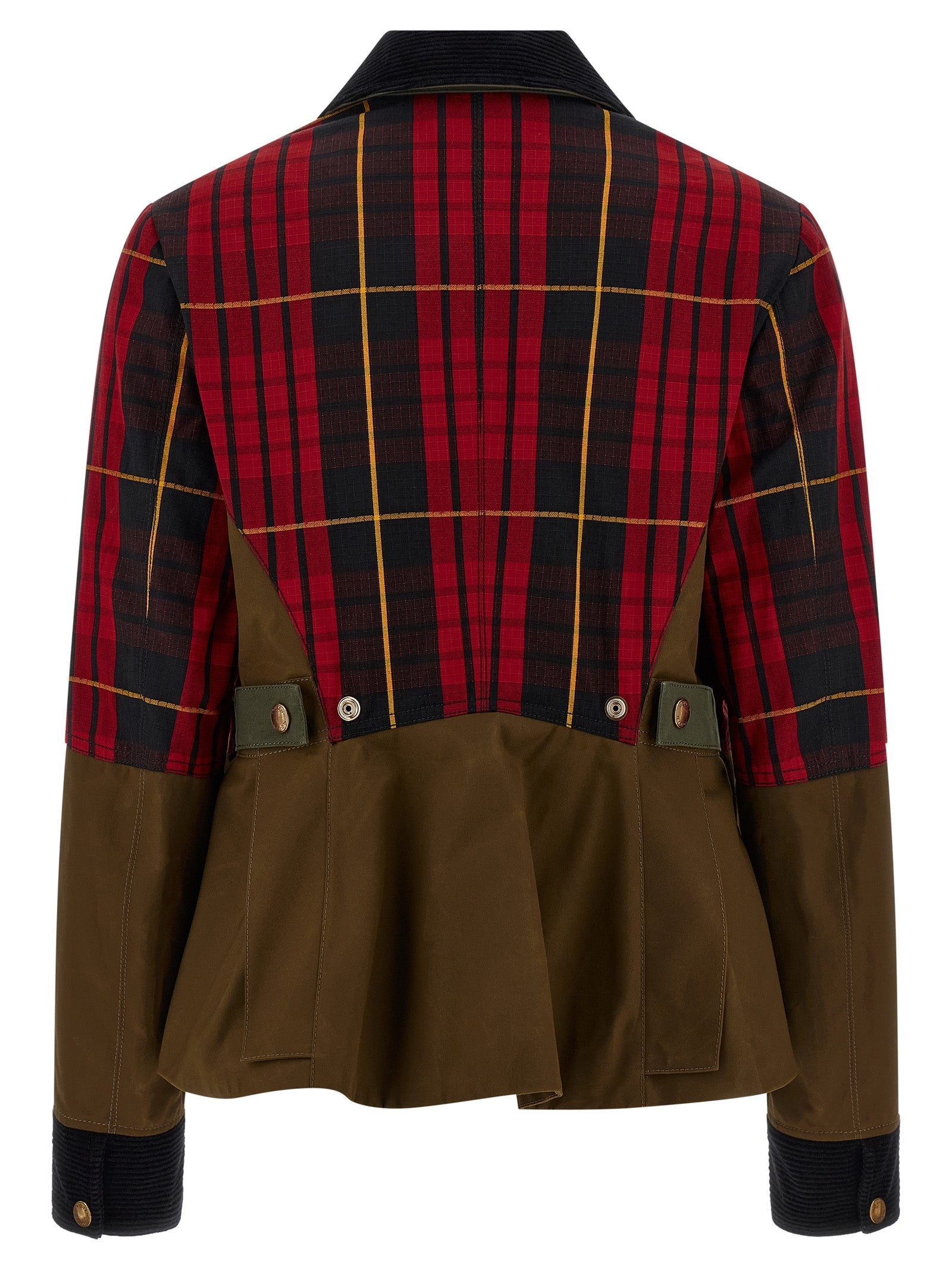 Alexander McQueen Multicolor Cotton Full-Length Jacket