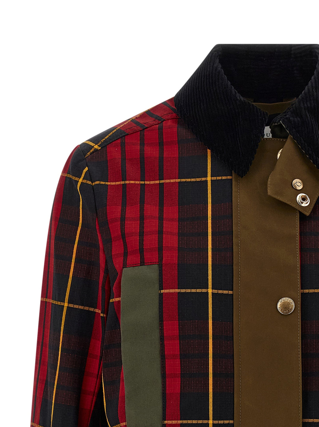 Alexander McQueen Multicolor Cotton Full-Length Jacket