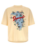 Dsquared² Beige Cotton T-Shirt
