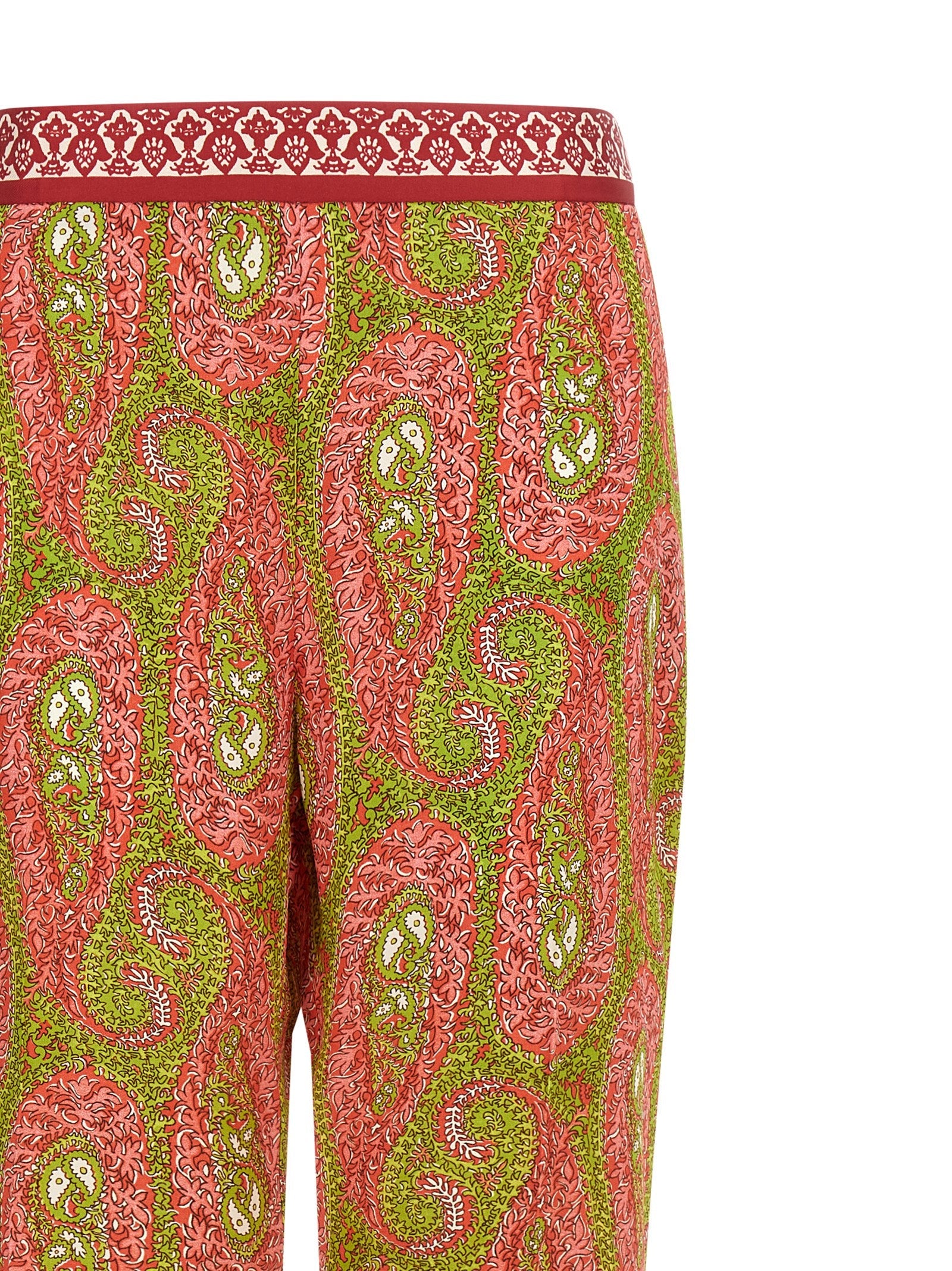 Etro Multicolor Polyester Pants