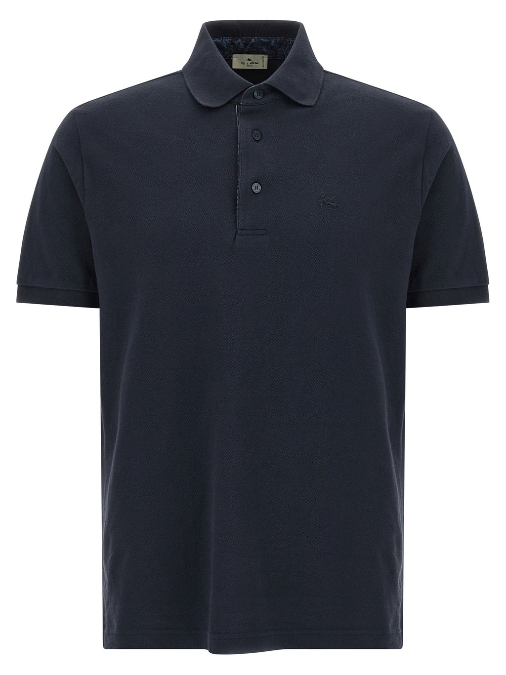 Etro Blue Cotton Polo Shirt