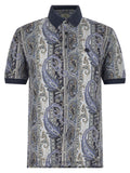 Etro Blue Cotton Polo Shirt