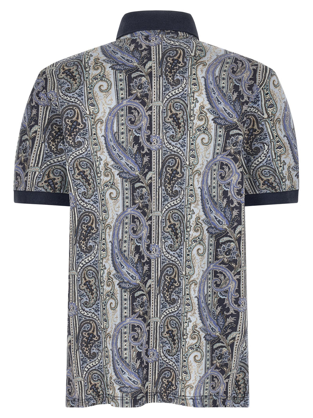 Etro Blue Cotton Polo Shirt