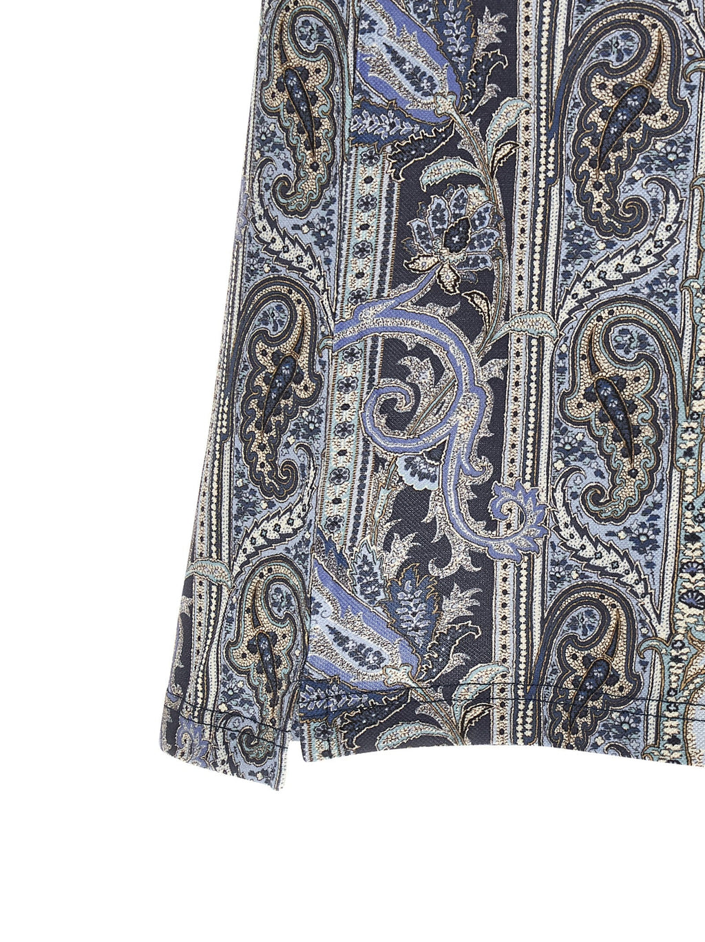 Etro Blue Cotton Polo Shirt