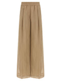 Brunello Cucinelli Beige Cotton Casual Pants