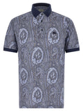 Etro Blue Cotton Polo Shirt
